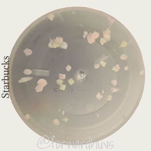 Starbucks Clear Confetti Cold Beverage 24 Ounce Tumbler with Rainbow Straw - Picture 6 of 8